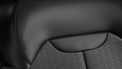 Renault KADJAR - Détail sellerie grise cuir/tissu